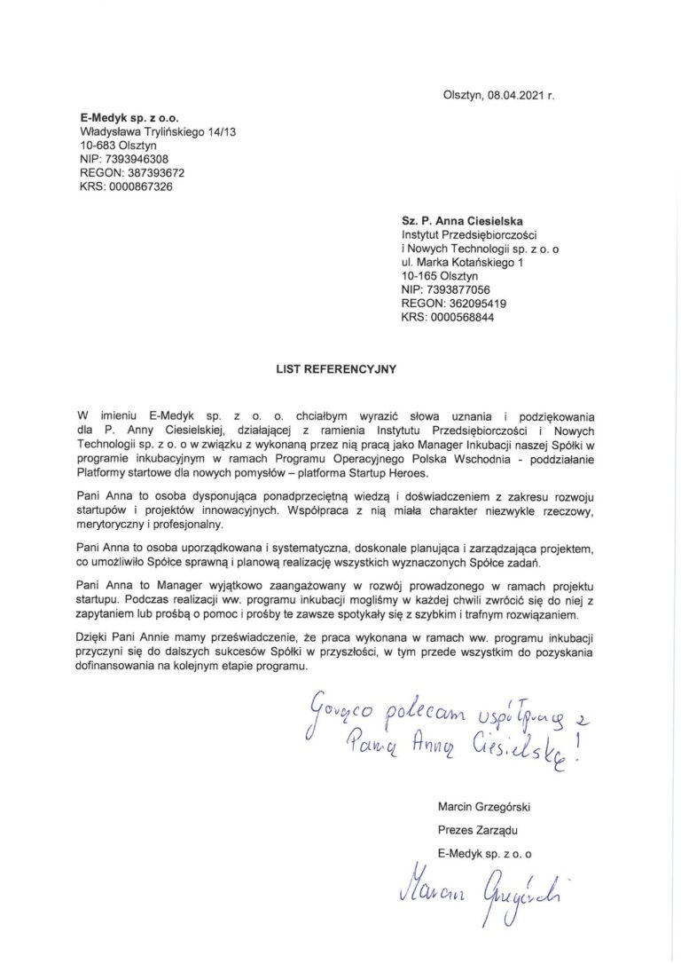 Referencje_E-Medyk_list referencyjny_A.Ciesielska_MZ.pdf